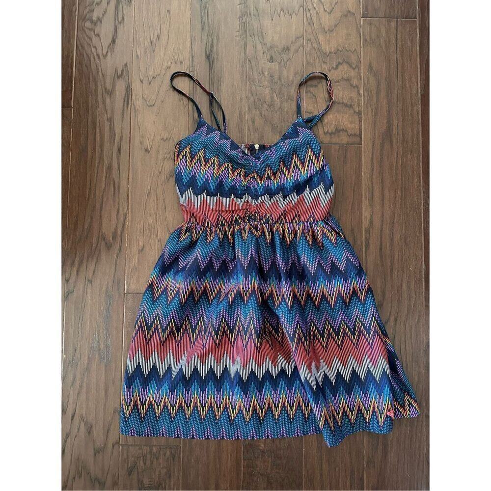 Roxy Zigzag Mini Sundress Multicolor XS